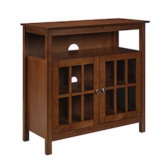 Big Sur Highboy TV Stand with Storage Cabinets for TVs up to 40 Inches