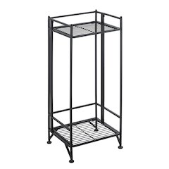 Xtra Storage 2 Tier Tall Folding Metal Stand