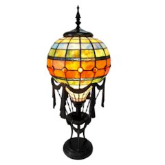 ROZIER Tiffany-style 1 Light Table Lamp 11" Shade