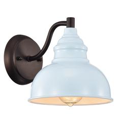 CHLOE Lighting IRONCLAD- Industrial 1 Light Oil Rubbed Bronze Indoor Wall Sconce 8" Wide