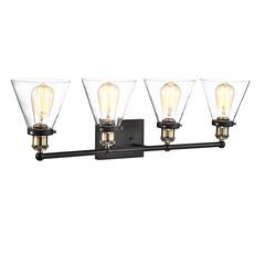 CHLOE Lighting BONNIE Contemporary 4 Light Rubbed Bronze Bath Vanity Fixture 32" Width