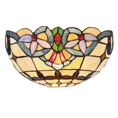 COOPER Tiffany-style 1 Light Victorian Wall Sconce 12" Wide