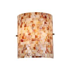 SHELLEY Mosaic 1 Light Wall Sconce 8.3" Wide