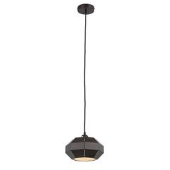 CHLOE Lighting FINN Contemporary-Style 1 Light Brown and White Ceiling Mini Pendant 10" Wide