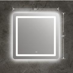 SPECULO Back Lit LED Mirror 6000K Daylight White 28" Wide