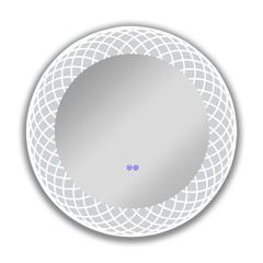 Back Lit Round TouchScreen LED Mirror 3 Color Temperatures 3000K-6000K 30" Wide