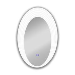 Back Lit Oval TouchScreen LED Mirror 3 Color Temperatures 3000K-6000K