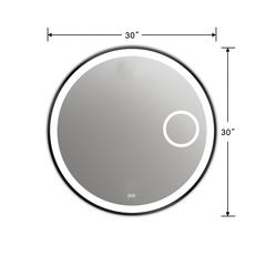 SPECULO Embedded LED Mirror 6000K Daylight White 30" Wide
