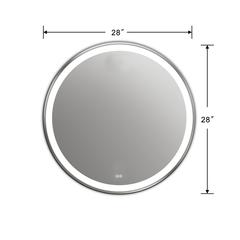 SPECULO Embedded LED Mirror 6000K Daylight White  28" Wide