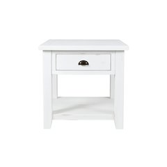 Artisan's Craft Rustic Farmhouse Distressed Acacia End Table