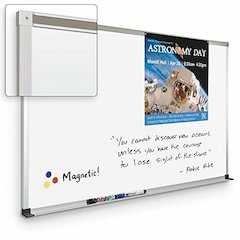 Aluminum Trim - Porcelain Markerboard - 4' X 4'
