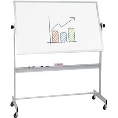 Dura-Rite® Markerboard - both sides Aluminum Trim