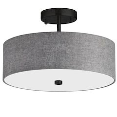 3LT Semi-Flush MB, Grey Shade
