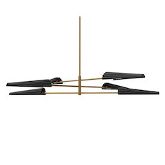 6LT Incan 3-Tier Chandelier, AGB & MB