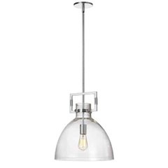 1LT Pendant, Polished Chrome Finish