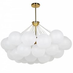 8LT Chandelier,  AGB, FR Glass