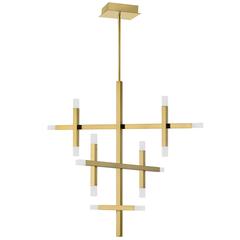 42W Chandelier, AGB, Frosted Acrylic Diff