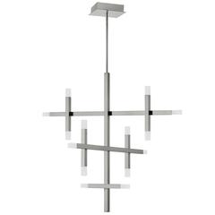42W Chandelier, PC, Frosted Acrylic Diff
