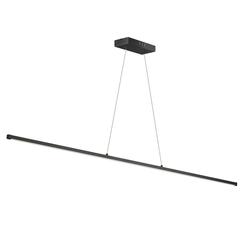 30W Horiz Pendant MB, WH Acrylic Diffuser