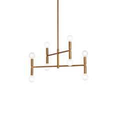 8LT Incandescent Chandelier, VB