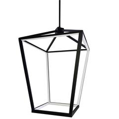 64W Chandelier, MB, WH Silicone Diffuser
