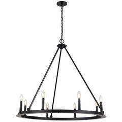 8LT Incandescent Chandelier, MB