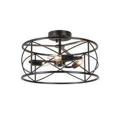 3LT Incandescent Flush Mount, MB