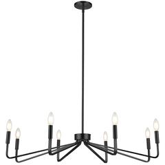 8LT Incandescent Chandelier, MB