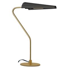1LT Incandescent Table Lamp, AGB, MB Shade