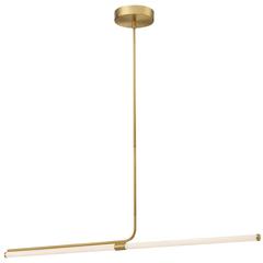 24W Horizontal Pendant, AGB, WH Acrylic Diff