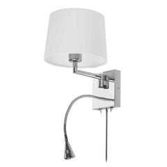 Wall Sconce,Reading Lamp, PC Finish