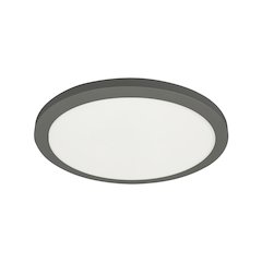 25W Matte Black Flush Mount