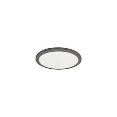 14W Matte Black Flush Mount