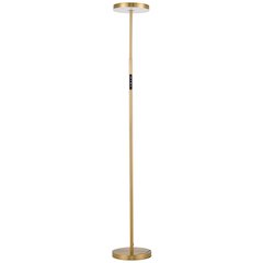 30W Floor Lamp in Polished Chrome w/ White Acrylic Diffuser