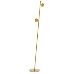 10W Aged Brass Floor Lamp