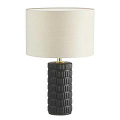 1LT Incandescent Table Lamp, MB, BG Shade