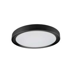 24W Flushmount, SB , WH Diffuser