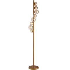 8LT Halogen Floor Lamp, Vintage Bronze Finish