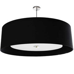 4LT Helena Pendant PC, Black,White Diffuser