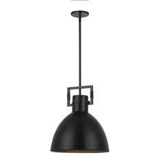 1LT Incandescent Pendant, MB, MB Metal Shade