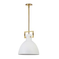 1LT Incandescent Pendant, AGB, MW Metal Shade