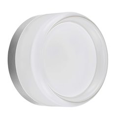 15W Wall Sconce Polished Chrome with Clear & Frosted Acrylic Diffuser