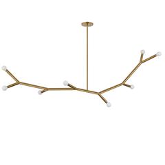 8LT Incandescent Horiz Pendant, AGB