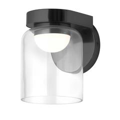 10W Wall Sconce, MB, CLR Glass