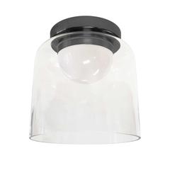 10W Flush Mount, MB, CLR Glass