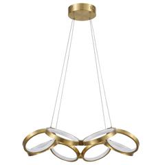 64W Chandelier, AGB, WH Silicone Diff