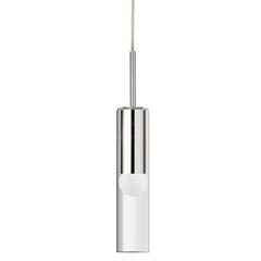 1LT Incandescent Pendant, PC, CLR Glass