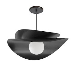 15W Pendant in Matte Black