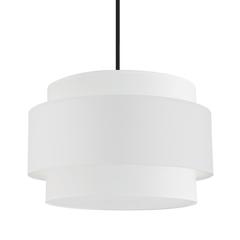 4LT Incandescent Chandelier, MB, WH Shade