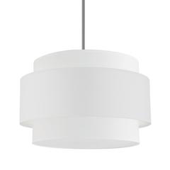 4LT Incandescent Chandelier, PC, WH Shade